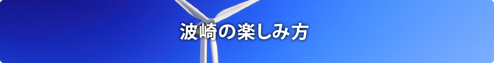 波崎の楽しみ方